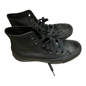 Never worn leather converse